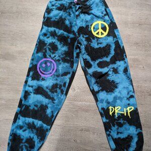 Blue/Black tie-dye Sweatpants